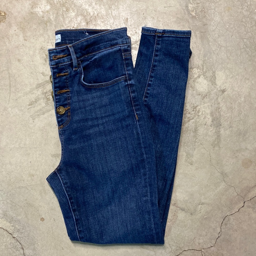 Loft High Waist Skinny Jeans
